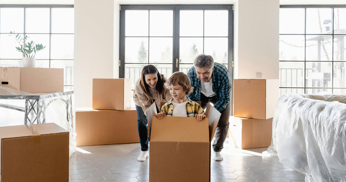 demenagement en famille